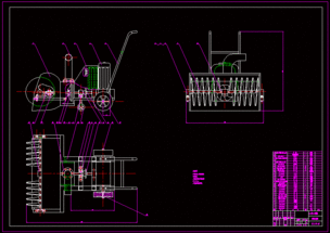 掃雪機CAD裝配圖下載與機械課程設計解析