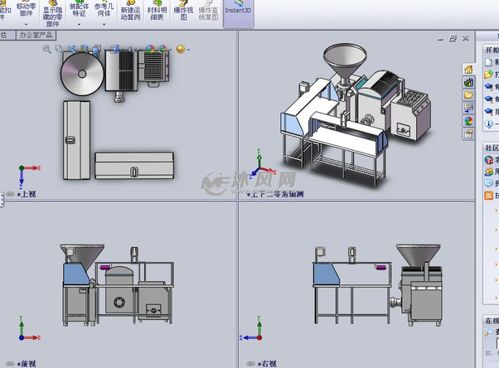 香腸生產設備的設計模型與制造裝配全流程